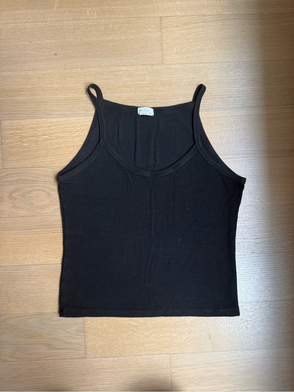 Brandy Melville black ribbed tank